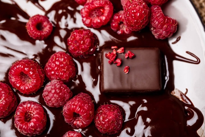 recipes with raspberries and chocolate