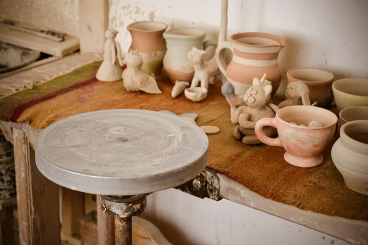 pottery garden shed ideas