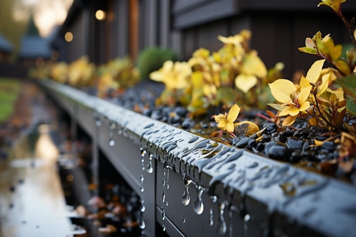 where to site rain gardens