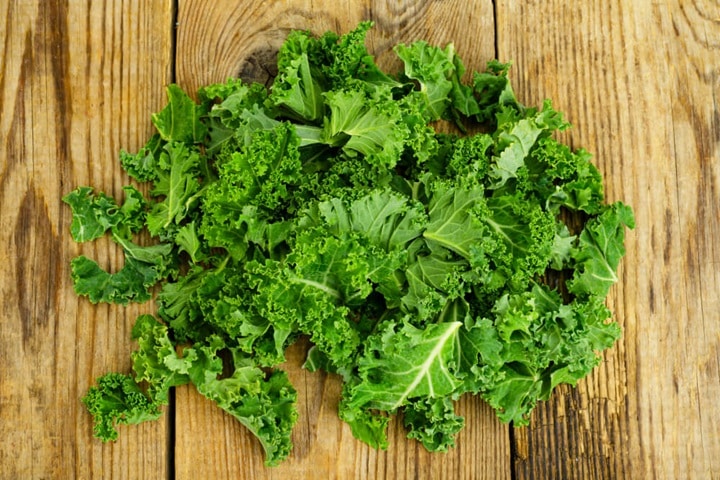 winter vegetables kale