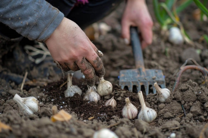garlic for what to plant in march