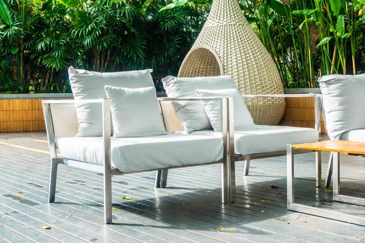 mid century modern garden design outdoor furniture