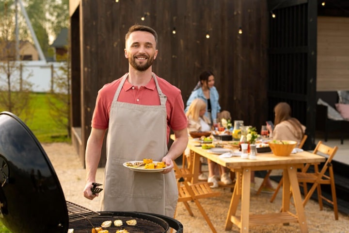 create an outdoor kitchen scandi garden ideas