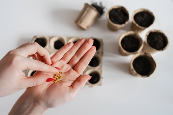 sowing seeds seed trays vs module trays