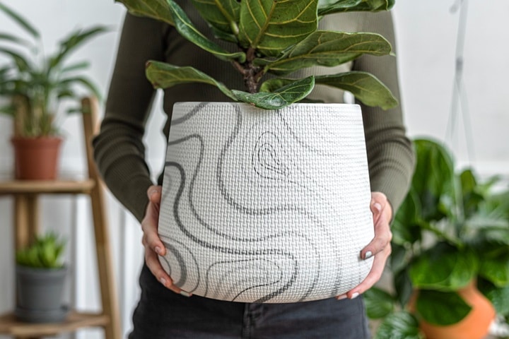 fabric plant pot sizes
