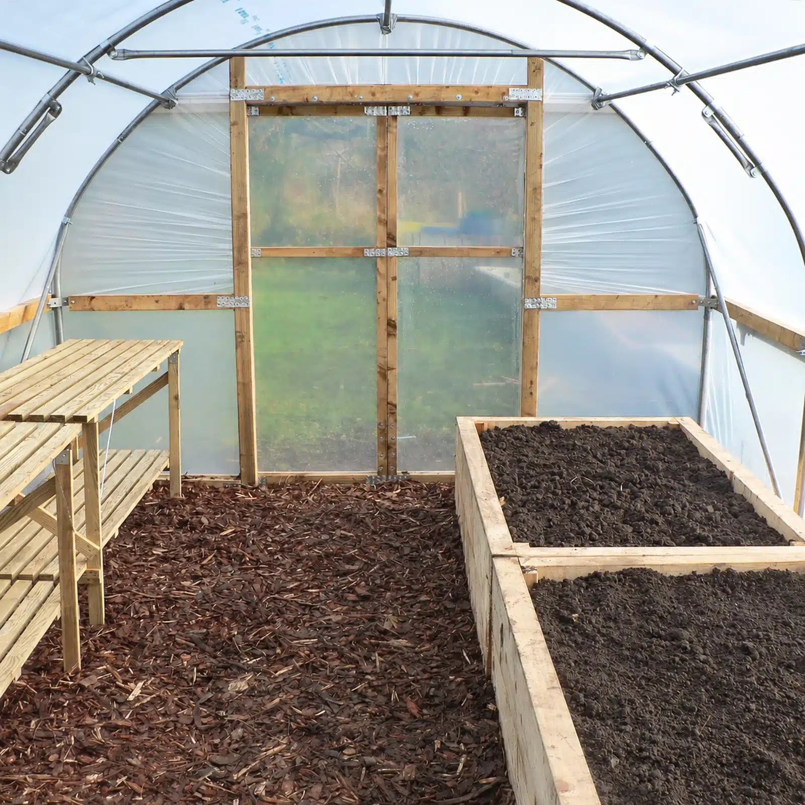 Trestle Potting Greenhouse Table - 1.8m x 0.5m - Image 7