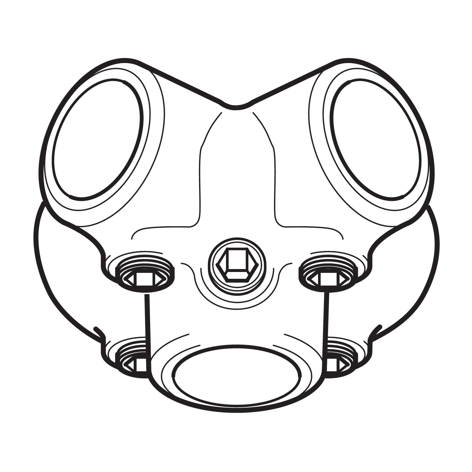 Centre Tube Clamp (5 way)