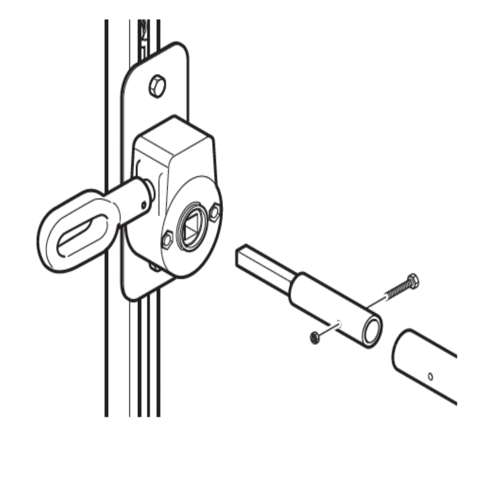 Side Vent Screen Gearbox & Fittings - Image 2
