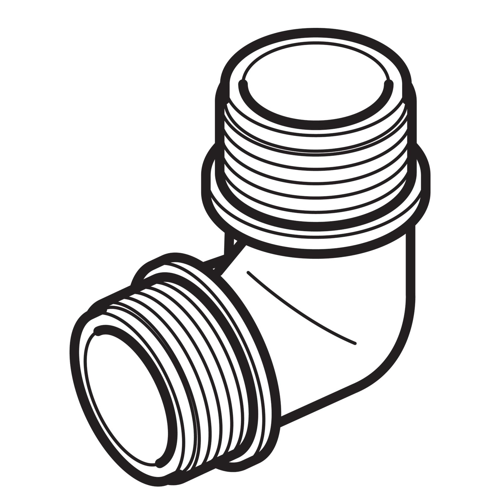 Male Threaded Elbow