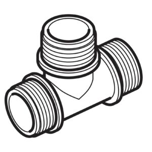Male Threaded Tee