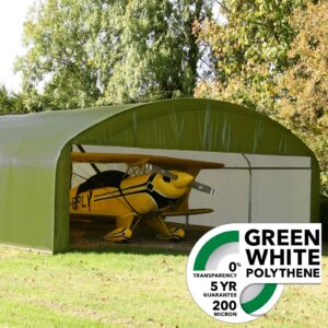 Green & White Polythene (200 Micron)