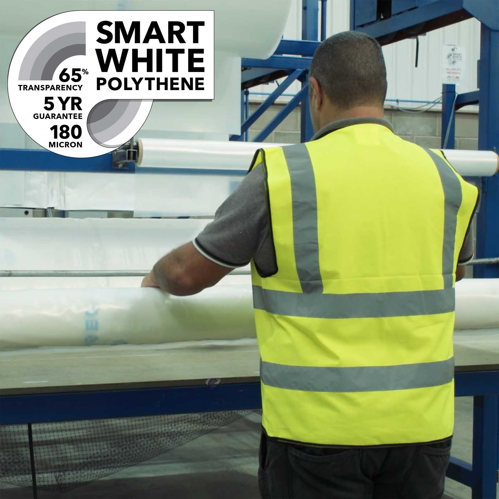 Smart White Polythene (180 Micron)