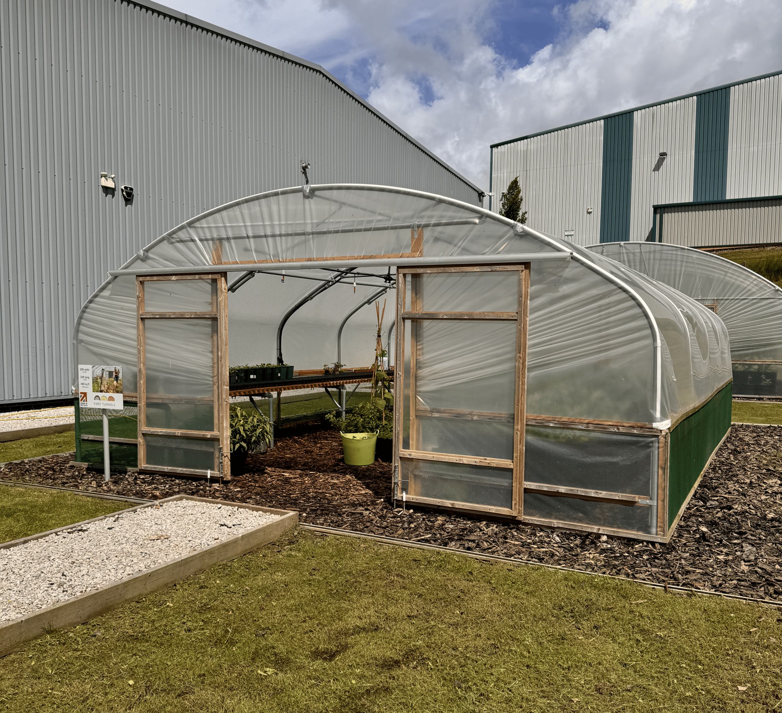 20ft (6.1m) Wide Polytunnel