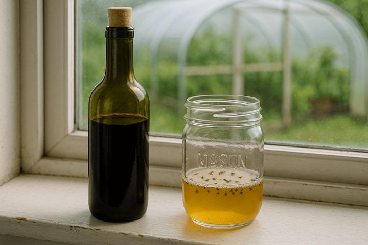how to get rid of fruit flies wine bottle