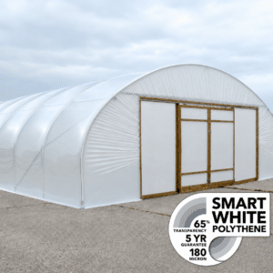 smart white polytunnel cover livestock