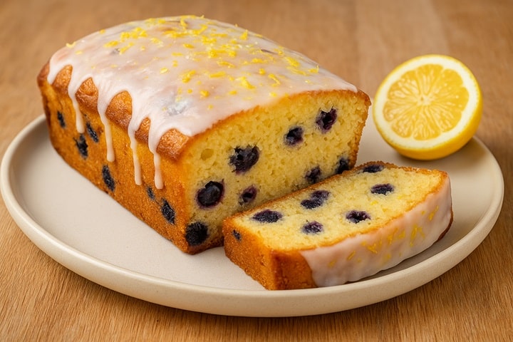 blueberry lemon drizzle loaf summer recipes