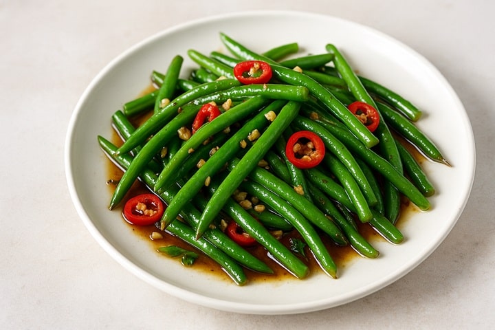 summer recipes chilli green bean stir fry