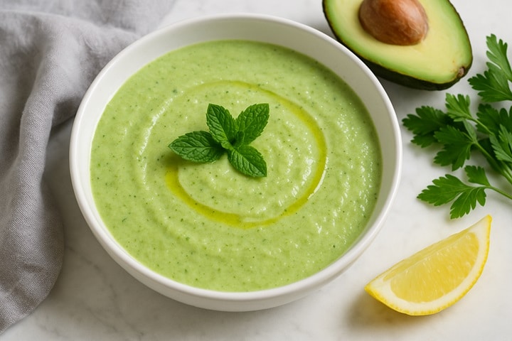 summer recipes cucumber and mint gazpacho
