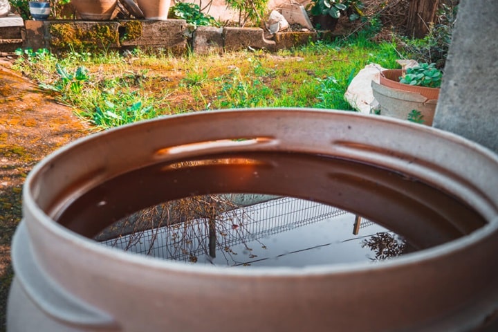 thermal mass in water barrels