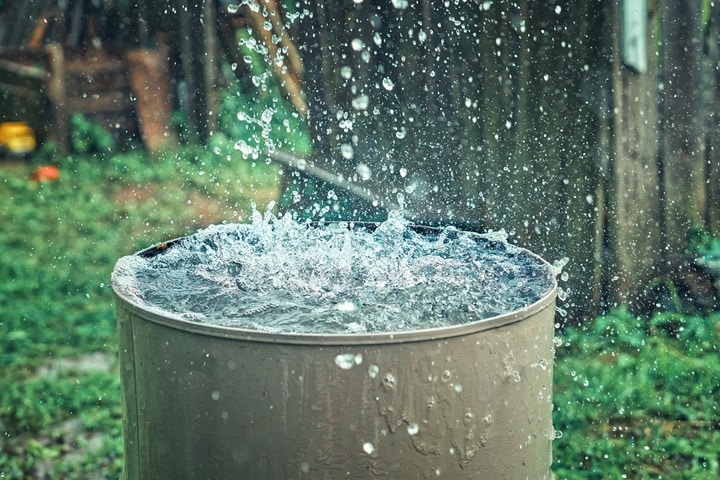 rain water feature ideas