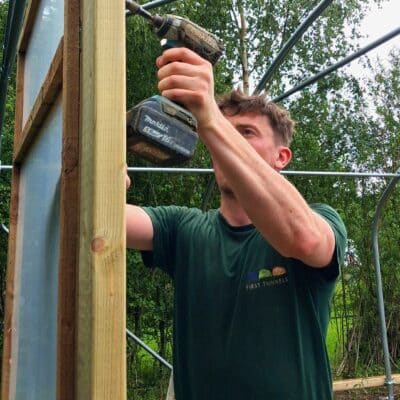 Polytunnel installation - Greenlight Trust Lawshall (6)
