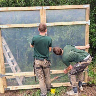 Polytunnel installation - Greenlight Trust Lawshall (7)